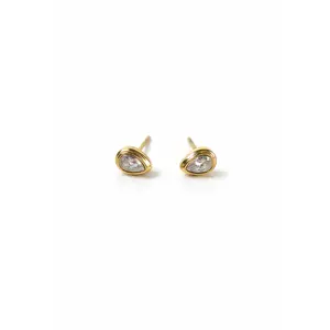 Teardrop Stud Earrings