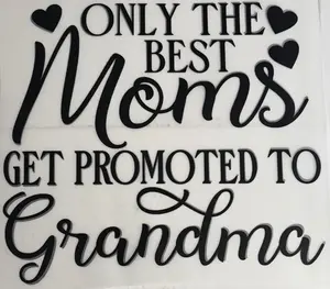 Only the Best Moms get Promoted to Grandma Dtf Transfer