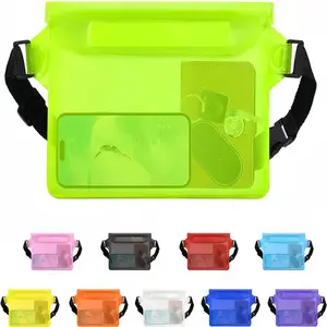 4pcs Waterproof Swim Bag Set, Sealed Floating Waist Pack, Waterproof Phone Case, Dry Shoulder Bag for Beach Parties & Water Sports, Dry Bags Waterproof