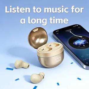 New Wireless Earbuds, Mini Bluetooth-compatible Headphones, Long Battery Life, Universal Phone Control, Noise Cancelling, LED Battery Indicator