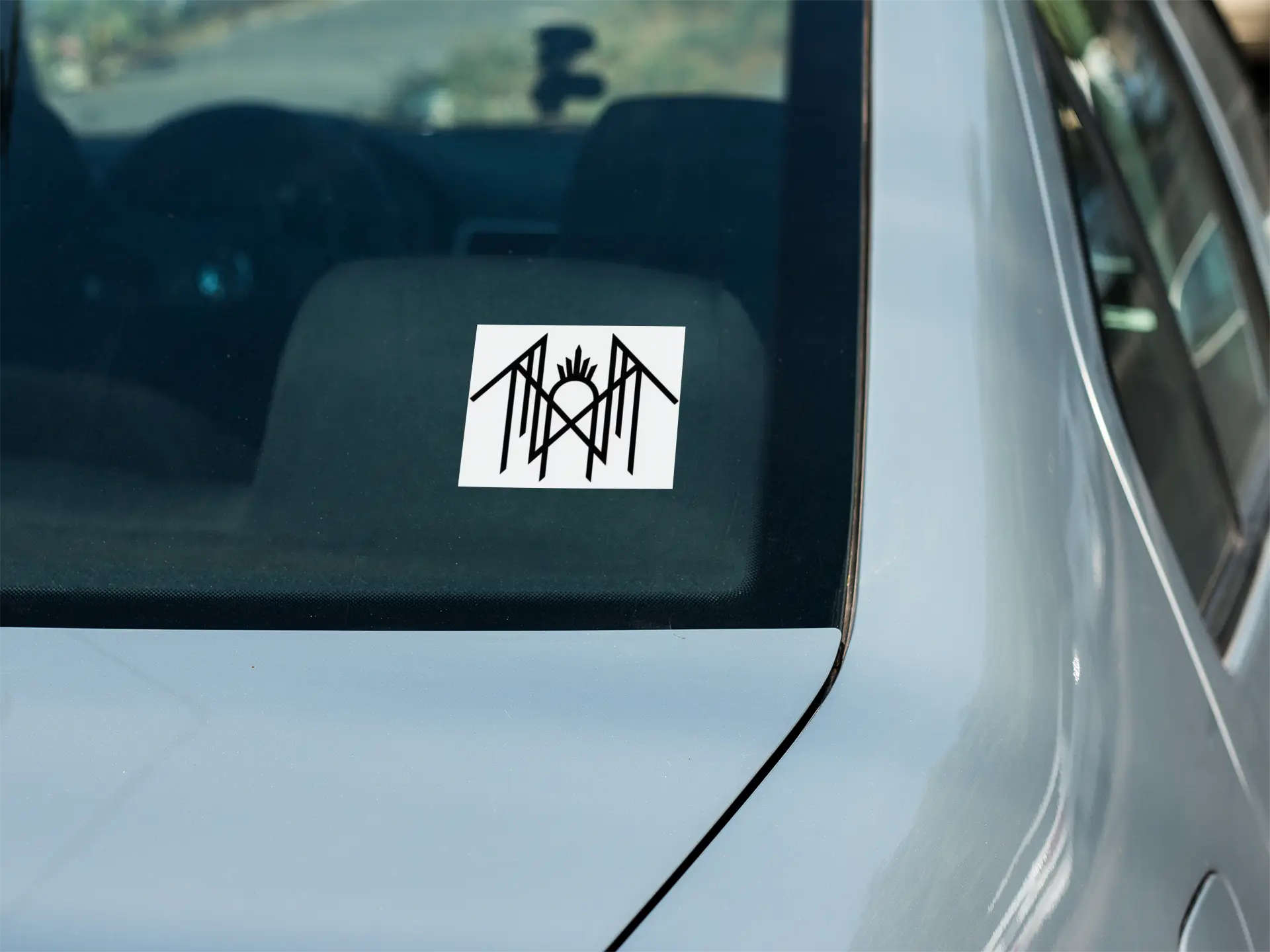 Sleep Token White - Black - Red Logo Band Car Magnet Decal, Sleep Token Tour 2025 Decal