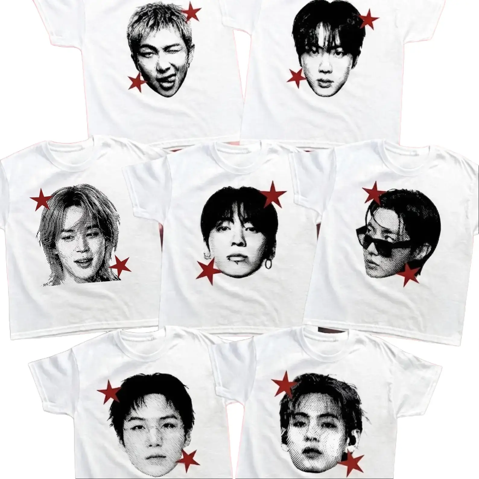 Custom Kpop Boy Band Baby Tee, World Tour 2026 Graphic Top Tee, Trendy Music Fan Gift Womenswear