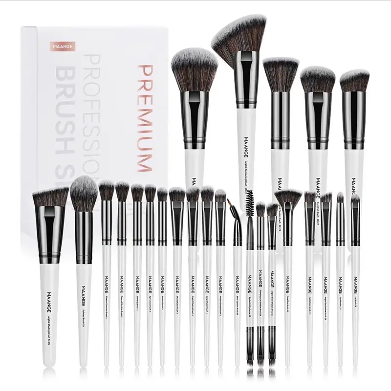 Valentine's Day Professional Eye Cosmetic Tools, 1set/2sets Makeup Brush Set with Soft Bristle & Comfortable Grip, Multi-use Makeup Brushes for Foundation, Powder, Concealers, Fluffy Makeup Brushes Sets for women’s girls