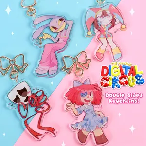 The Amazing Digital Circus Keychain, TADC Acrylic Keychain Double Sided, Jax, Gangle, Pomni, Ragatha TADC Charm For Bag, Key, Gift