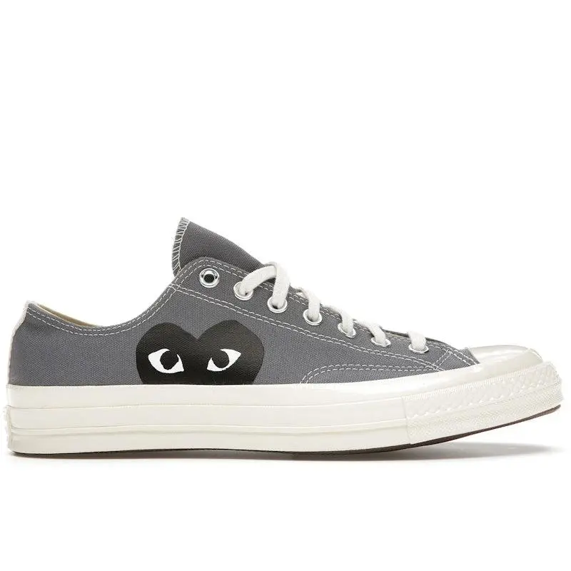 Converse Unisex Chuck Taylor All Star 70 Ox Comme des Garcons PLAY Grey, from StockX