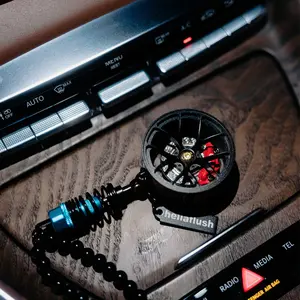 JDM Rim Rear View Mirror Hanging Pendant