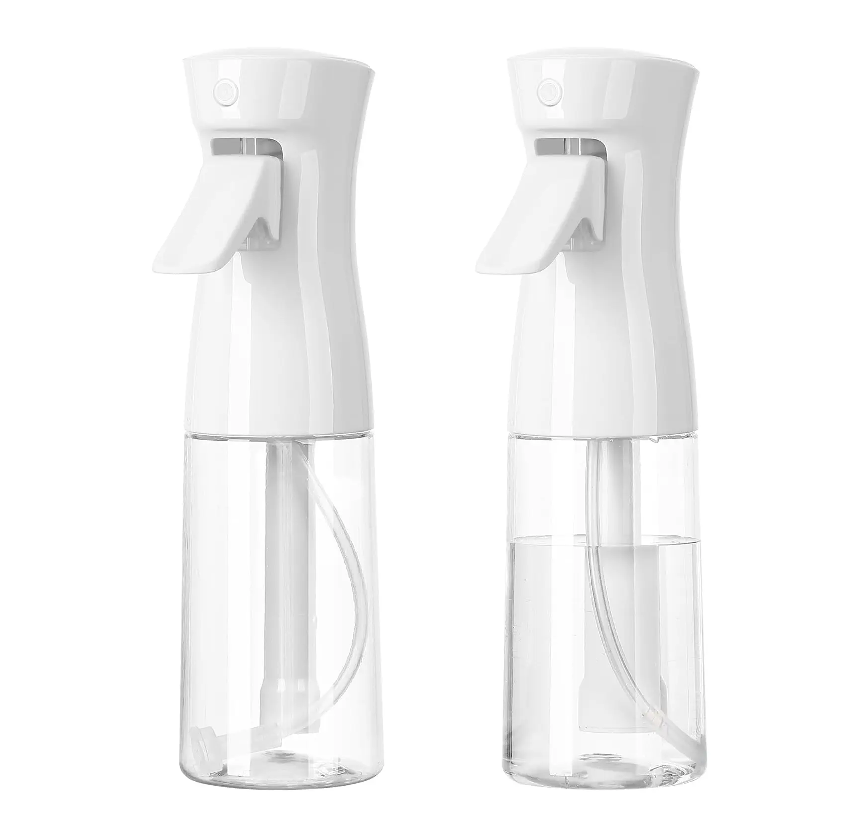 2 Pack Continuous Spray Bottles - Ultra Fine Mist Sprayer | Water Spray Bottle For Hair Mister Spray Bottle | Hair Spray Bottles For Hairstyling, Cleaning, Salons - 2pk 6.8 OZ / 200 ML