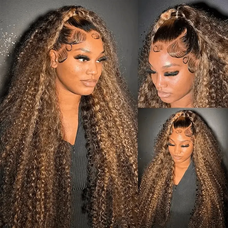 28 Inch Body Wave Lace Front Wigs Human Hair Pre Plucked 5x5  display picture 3