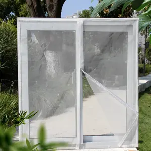 Self-Adhesive No-Drill Window Screen, Eco-Friendly Nano PP Mesh, Double-Sided Mosquito Net, Tool-Free Install, Washable & Reusable Bug Barrier