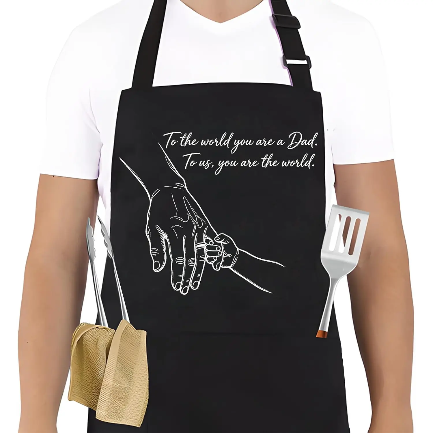 Grilling Aprons for Men Funny BBQ Apron Chef Grill Aprons Dad Grilling Apron Birthday Father's Day Gifts