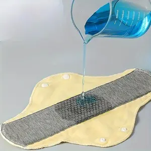 Perfect Gift for Seniors and Women, 4-Pack Graphene Sterile Leak-Proof Washable Incontinence Pads, Elderly Care Essentials