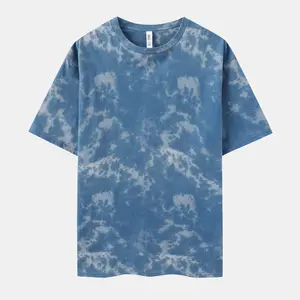 Sky Wash Indigo Crew Neck Menswear Top