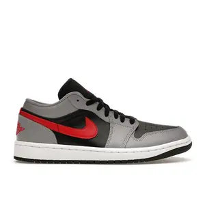 Jordan Women's 1 Low Cement Grey Fire Red, from StockX