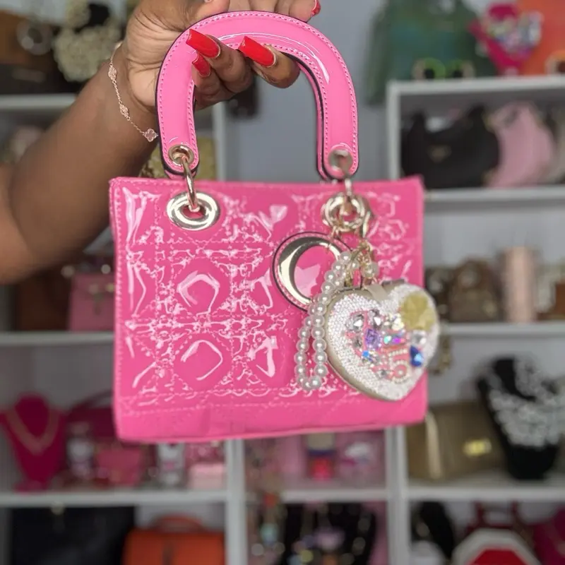 Pink Pocket Handbag
