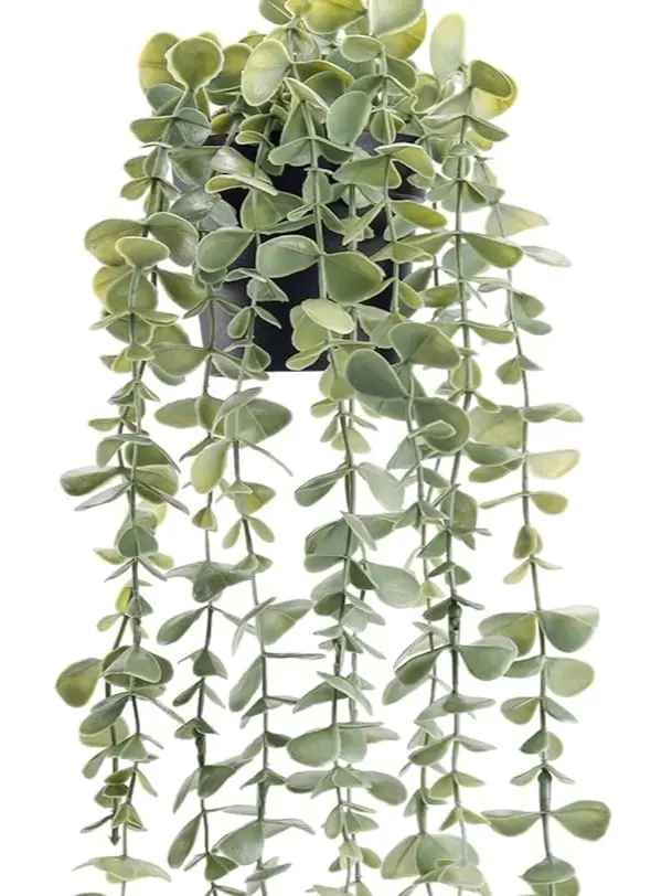 1Pcs Fake Plants Hanging Artificial  Plants for Modern Boho Farmhouse Bathroom Office Desk Wall Art Shelf Living Room Aesthetic Decor Indoor