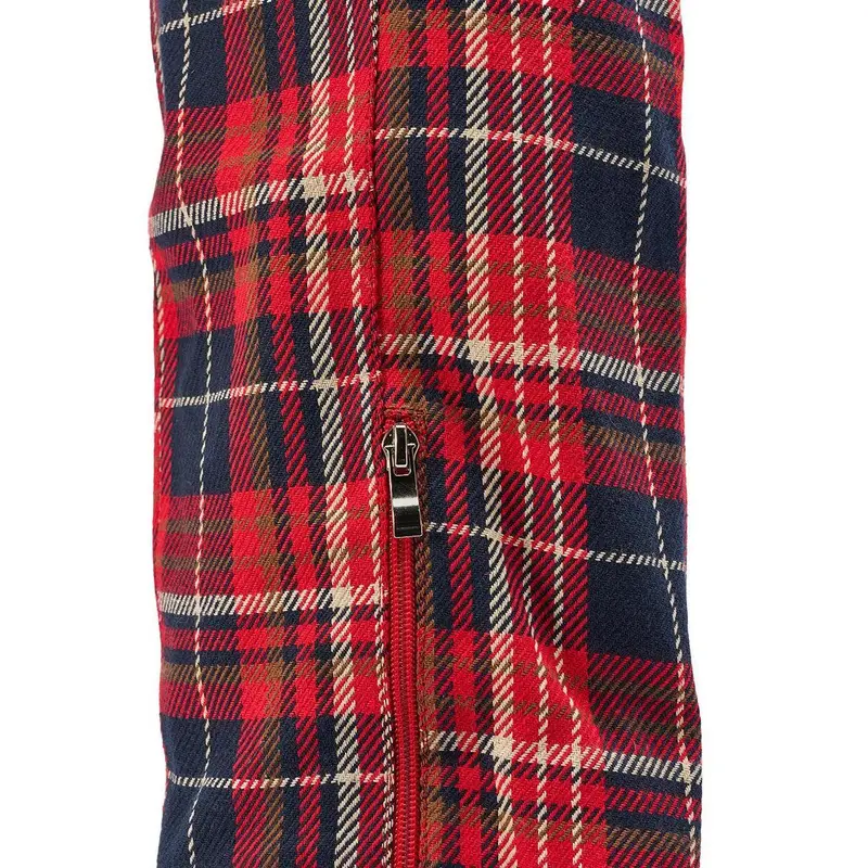 AZALEA WANG LOCHANA MULTI PLAID FLANNEL SEXY BOOT - TikTok Shop