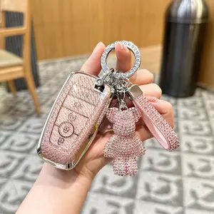 For Ford key fob cover  , Car Accessories Shell for Explorer Fusion Escape Edge Expedition Bronco F150 F250 F350 F450 F550 Maverick Mustan