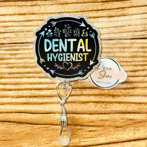 Dental Hygienist Badge Reel