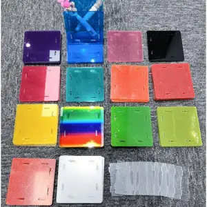 Hot Sale Random 5pcs  Acrylic Pen Holder Diy 10cm (Solid Color and Cartoon Style) - Can Be Used To Store Your Pens and Makeup Brushes, Etc.