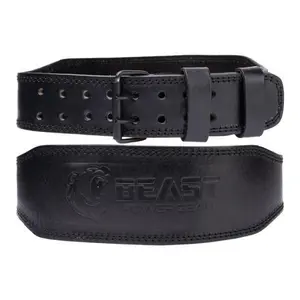 Weight Lifting Belt 4inch Leather Belt With Free Wrap - Foam Padded Back Support Gym Belt for Bodybuilding Squat Deadlift Weight Belt, Weightlifting Belt Men Women