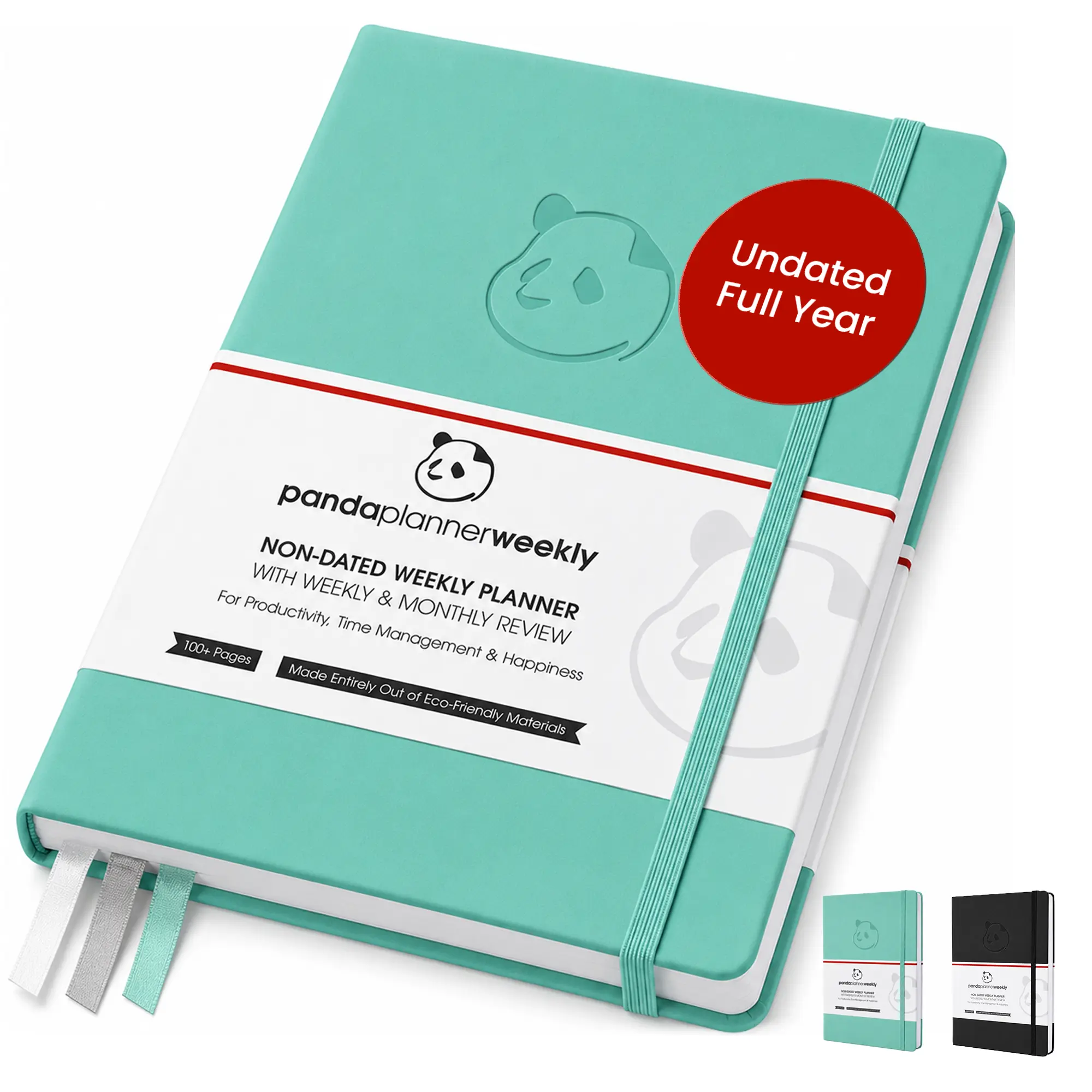 Panda Planner Weekly 12 Month Planner - Plan Your Week in Minutes & Stay Organized All Year – Simple Weekly Planner for Work, School & Life