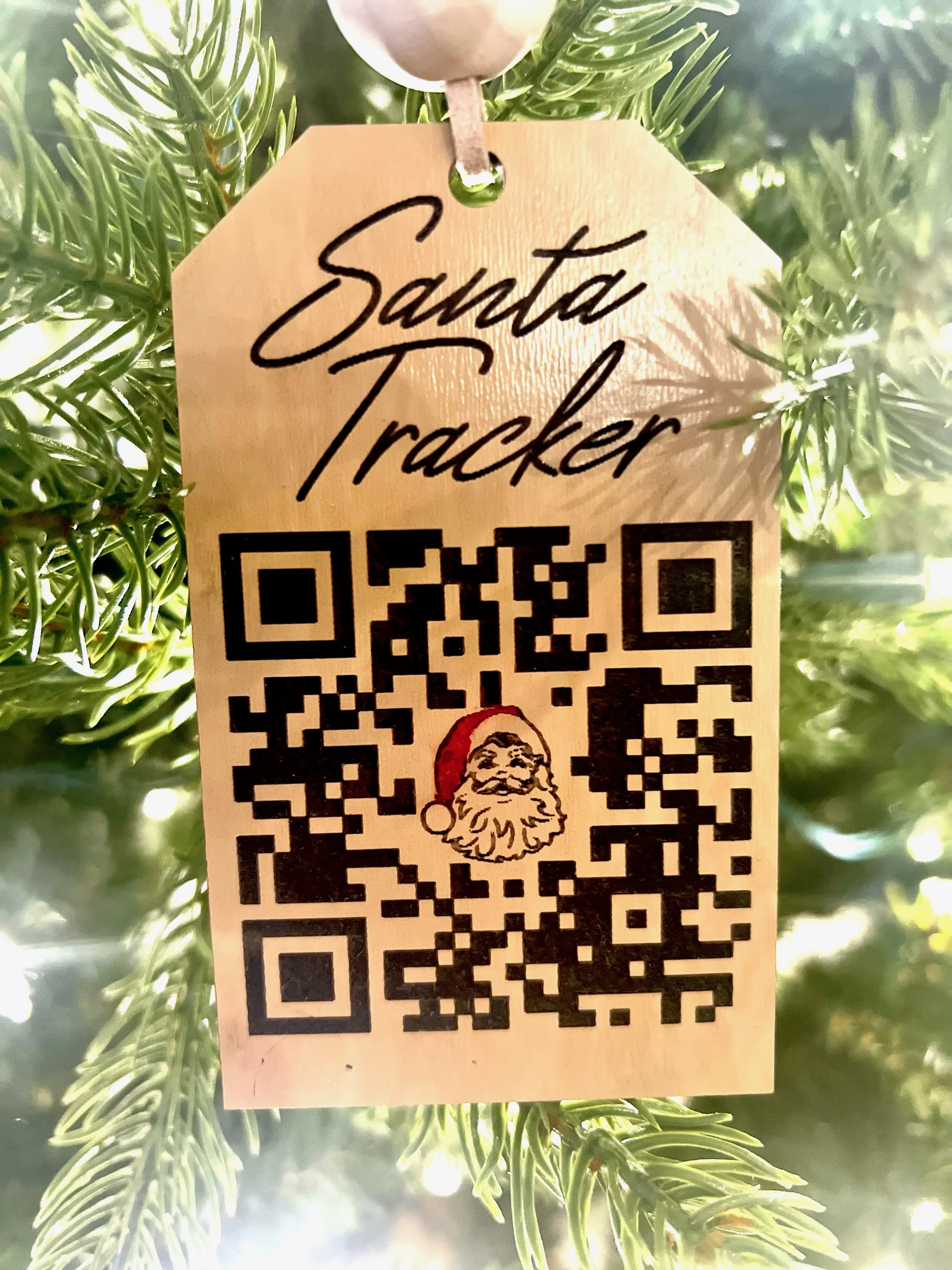 Santa Tracker Christmas Ornament