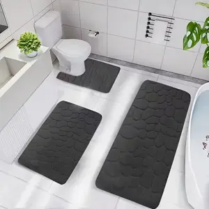 Super Absorbent Bath Mat Slip-Resistant Bathroom Rug Anti-Slip Bathtub Toilet Footpad Entrance Floor Carpet Shower Room Doormat Does not apply