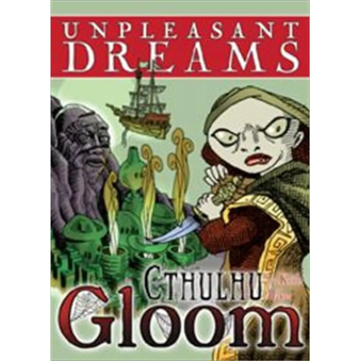 212 MAIN Atlas Games 1331 Cthulhu Gloom Tabletop Game - Unpleasant Dreams Theme, Transparent Expansion, New Rules for Lifestyle & Hobbies Enthusiasts