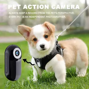 Wearable Thumb Action Camera 1080P HD Magnetic Pet Cam for POV Vlogs Sports Daily Recording 128GB Memory Card Ultra Fast Performance