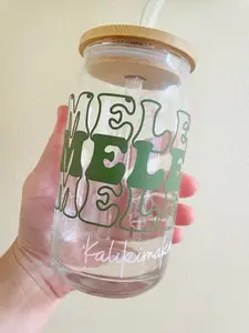 Mele Kalikimaka Glass Can