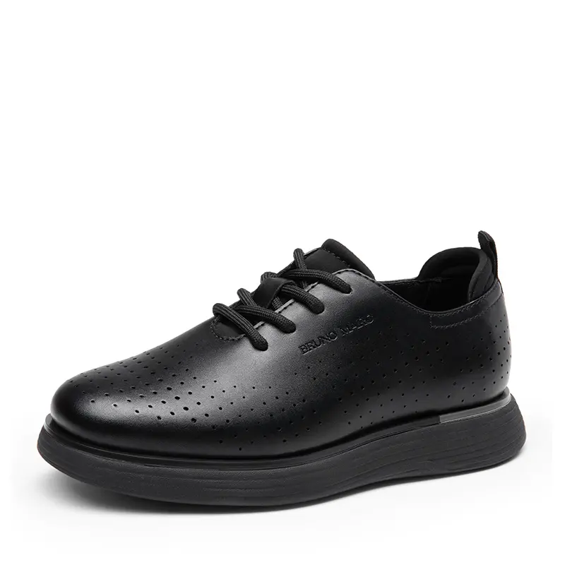 Bruno Marc Boys' MaxFlex Formal Oxford Sneakers - Child-Sized Classic Formal Schoolshoes, Easy On/Off Shoes for Weddings