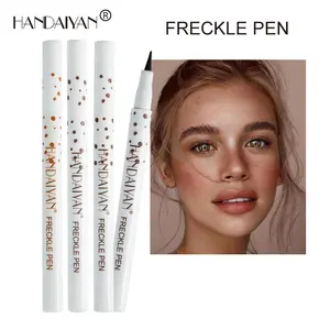 Freckle Pen, 4 Counts Natural Simulation Freckle Pen, Waterproof Long Lasting Face Makeup Pen, Lightweight Body Makeup Pen, Makeup Tool for Women