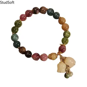 Bohemian Rainbow Beaded Sporty Sports Wristband with Flower Charms, Unisex Boho Jewelry, Wealth-Fortune Symbol Design, Vibrant Accessory, Ideal for Casual Outfits, Festival Looks, Sporty Sports Wristbands
