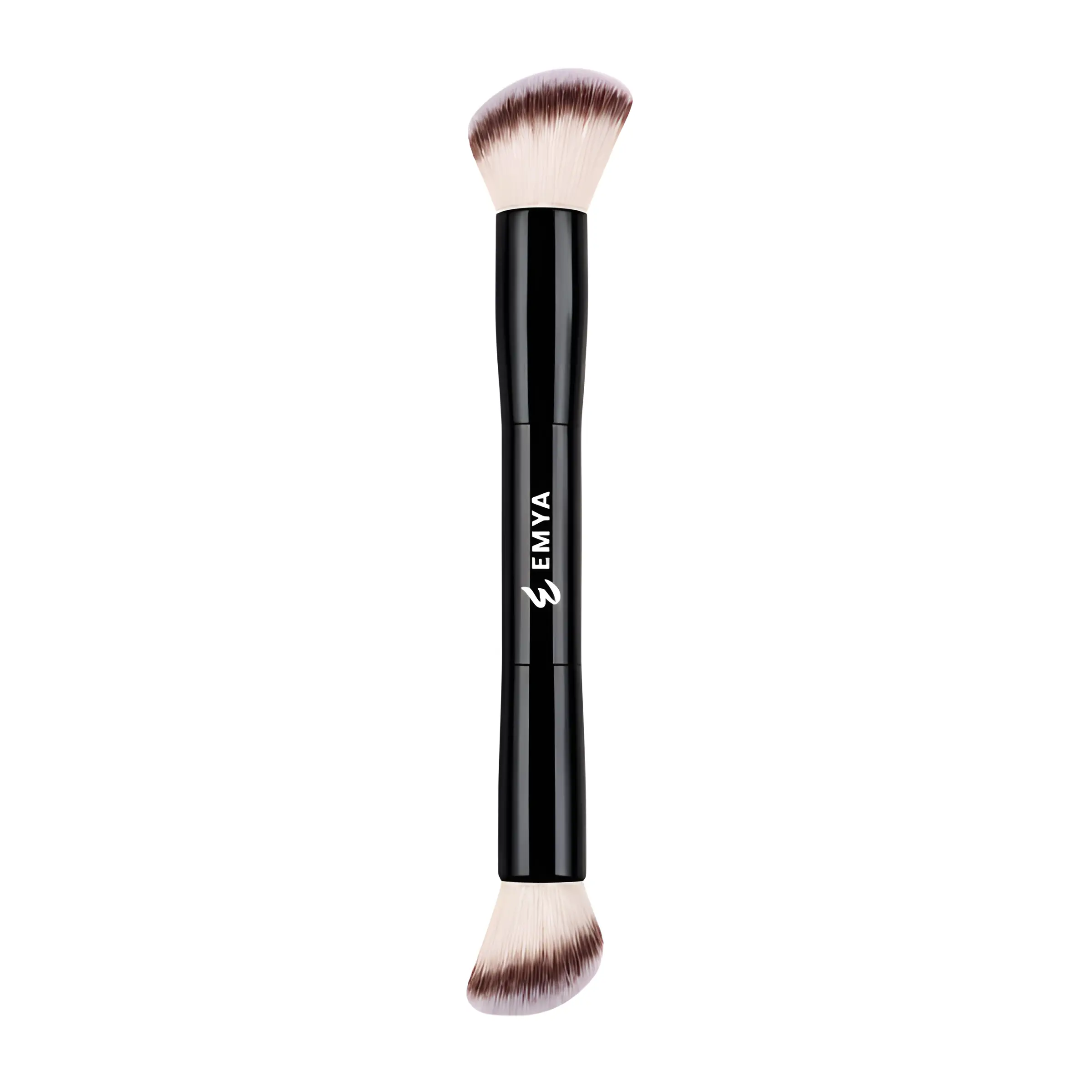 EMYA Dual-Ended Highlight & Contour Brush E03 - Liquid, Powder & Cream Cosmetics Makeup Blending Tool