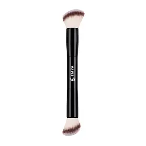 EMYA Dual-Ended Highlight & Contour Brush E03 - Liquid, Powder & Cream Cosmetics Makeup Blending Tool
