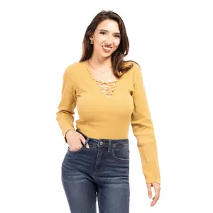 Love This Life Women's Ribbed Long Sleeve Bodysuit
