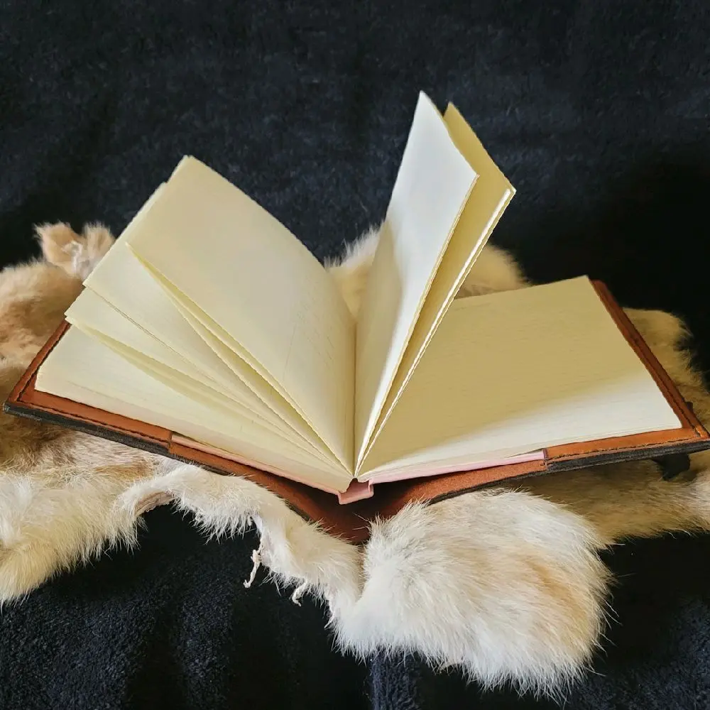 100% Genuine leather book cover with included recipe book
