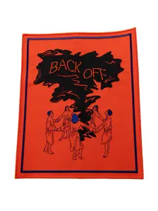 Back Off Embroidered Back Patch