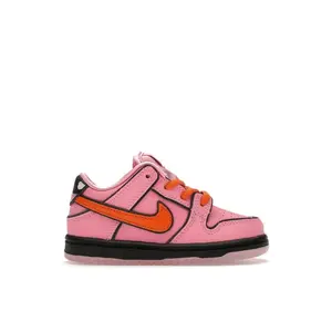 Nike Toddler's SB Dunk Low The Powerpuff Girls Blossom Skateboarding Shoes, from StockX