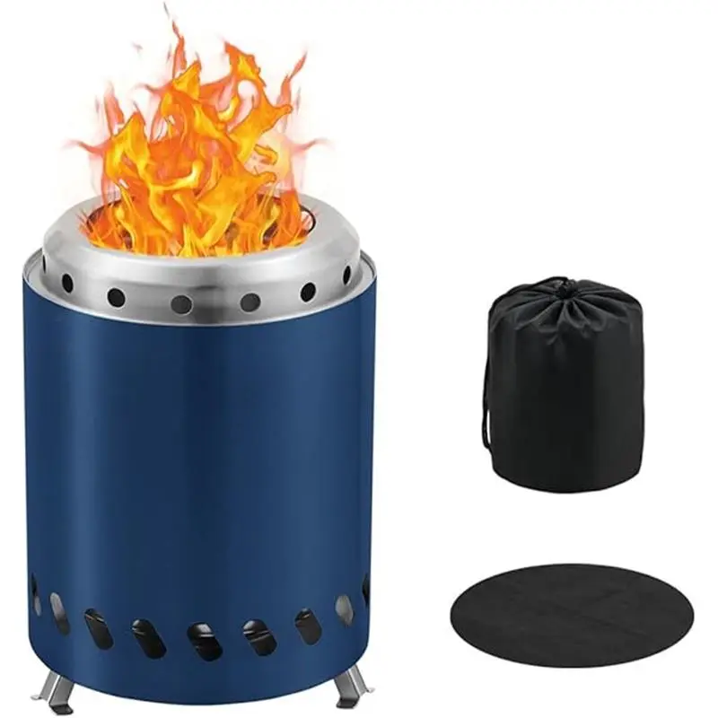Smokeless Tabletop Fire Pit for Patio & Camping, Portable Solo Stove ...