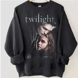 Vintage Edward Cullen Bella Swan T-Shirt, Twilight Movie Sweatshirt, The Twilight Saga Jacob Loca 90s Sweater, Movie Crewneck, Gift For Men & Women