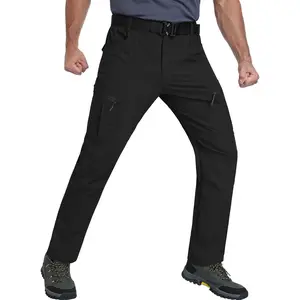 Mens Hiking Pants Lightweight Stretch Cargo Work Pants for Men with Pockets