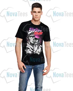 JoJo’s Bizarre Adventure T-Shirt Men | Jotaro Kujo Anime Tee | Premium Cotton Streetwear