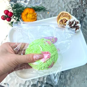 Taba Squishy Guava Yarn Ball Soft Fruit Inspired Yarn Style Toy Kawaii Fidget Stress Ball for Relaxation and Fun