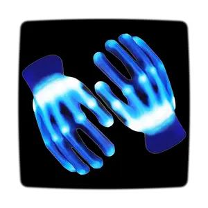 Led Gloves  Flash Finger Lights - 3 Colors 10 Modes Glowing Christmas Costume Clubbing Party Favors & Toys For
