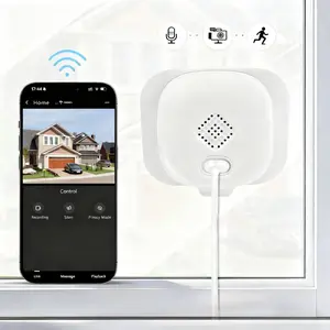 HD Window Camera for Home Security with AI Full-Color Night Vision, Indoor/Outdoor Home Camera, Person & Motion Detection, Two-Way Audio, Phone APP Control, 24/7 Recording, Easy Quick Installation, Home Security Cameras