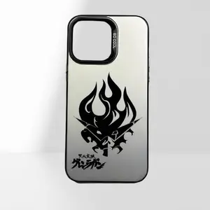 Anime G-Gurren Lagann Phone Case For iPhone 17 16 15 14 13 12 11 Pro Max Air multicolor Matte Laser Metallic Aurora Funda