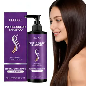 100ml Purple Shampoo| Color Lock, Long-Lasting Hue, Daily Nourish, Smooth & Hydrated Hair| Neutralize Brass Yellow, Protect Color, Repair Dry Hair, Salon-Grade Toning Shampoo for Blonde & Color-Treated Hair