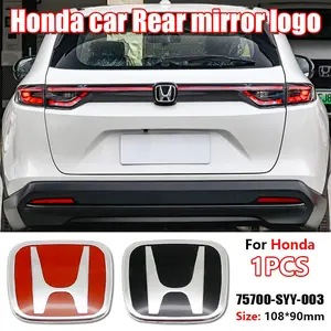 Honda Car Front & Rear Emblem, Scratch Resistant Durable Hood Badge Replacement, Fits Civic (2016-2020), Accord (2014-2017)