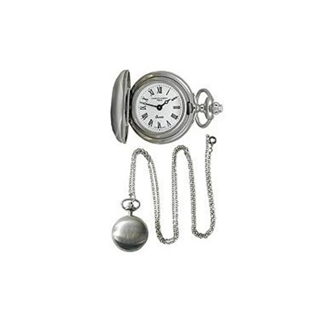 212 MAIN Women's Classic Quartz Pendant Watch - 25mm Brass Satin-Finish, Roman Numerals, Quartz Drive, Gift Boxed Set
